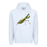 White mantis Premium Hoodie - LillyAllenDesigns
