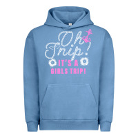 Pigment Pebble Blue oh snip it's a girls trip for dark Urban Hoodie - artisFamous