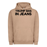 Pigment Burro trump skis in jeans Urban Hoodie - artisFamous