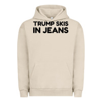 Pigment French Oak trump skis in jeans Urban Hoodie - artisFamous