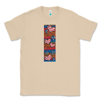 Mushroom usa flag and cross penwraps Classic Tee - Artiststas