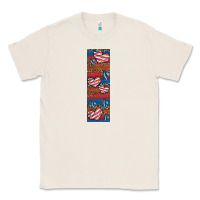 Natural usa flag and cross penwraps Classic Tee - Artiststas
