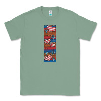 Sage usa flag and cross penwraps Classic Tee - Artiststas