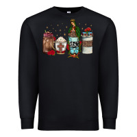 Black our lady of guadalupe coffee Premium Sweatshirt - JahusDesignShop