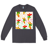 Smoke mexico seamless pattern Long Sleeve Tee - FaDigitalArtStudio