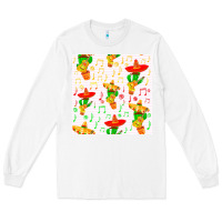 White mexico seamless pattern Long Sleeve Tee - FaDigitalArtStudio