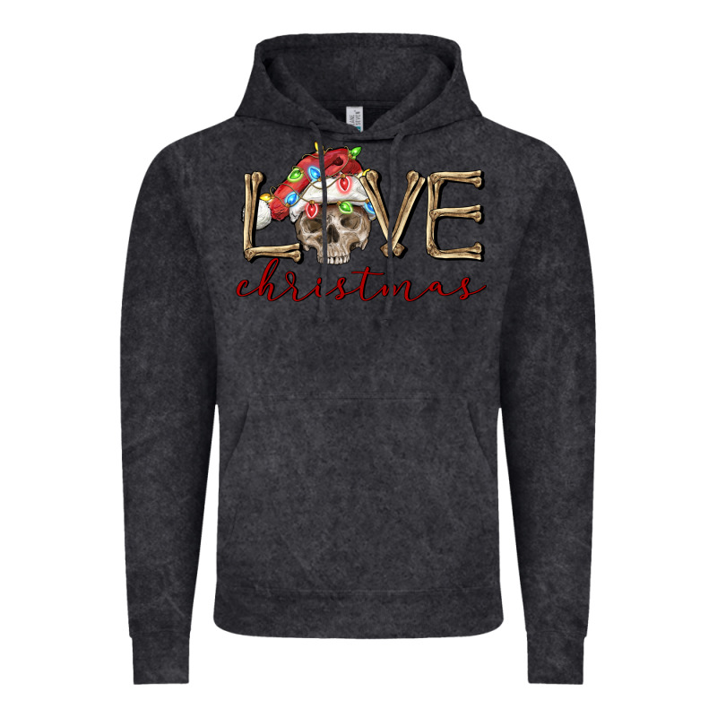 Skull Love Christmas Vintage Hoodie by FaDigitalArtStudio | Teevron