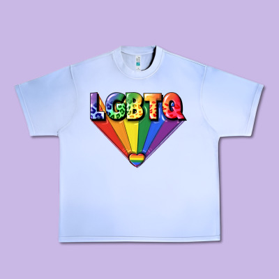 Lgbtq Pride Urban Heavy Tee Designed By Fadigitalartstudio