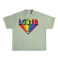 Oil Green lgbtq pride Urban Heavy Tee - FaDigitalArtStudio