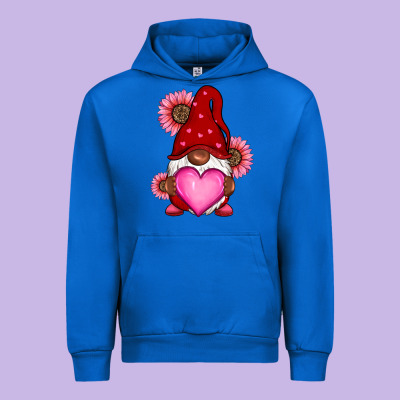 Valentine's Day Afro Gnome Urban Hoodie Designed By Ranaportraitstore