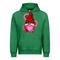 Emerald Valentine's Day afro gnome Urban Hoodie - RanaPortraitStore