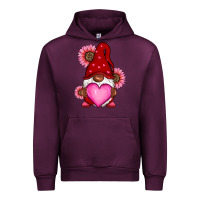 Mauve Wine Valentine's Day afro gnome Urban Hoodie - RanaPortraitStore