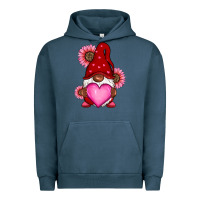 Pigment Midnight Navy Valentine's Day afro gnome Urban Hoodie - RanaPortraitStore