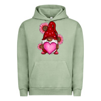 Pigment Oil Green Valentine's Day afro gnome Urban Hoodie - RanaPortraitStore