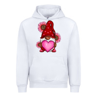 White Valentine's Day afro gnome Urban Hoodie - RanaPortraitStore