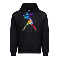 Black girl's softball Urban Hoodie - artisFamous