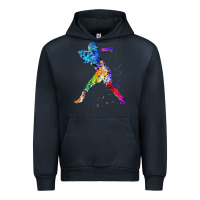 Navy girl's softball Urban Hoodie - artisFamous
