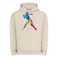 Pigment French Oak girl's softball Urban Hoodie - artisFamous