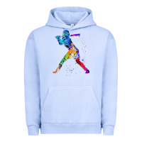 Pigment Grape Ice girl's softball Urban Hoodie - artisFamous