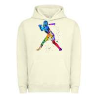 Pigment Pistachio girl's softball Urban Hoodie - artisFamous
