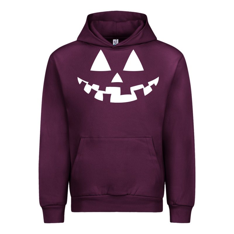 Halloween Jack O Lantern (white) Urban Hoodie by artisFamous | Teevron