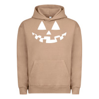Pigment Burro halloween jack o lantern (white) Urban Hoodie - artisFamous