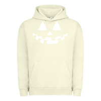 Pigment Pistachio halloween jack o lantern (white) Urban Hoodie - artisFamous