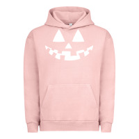Pigment Salmon halloween jack o lantern (white) Urban Hoodie - artisFamous