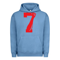 Pigment Pebble Blue colin kaepernick number 7 t shirt Urban Hoodie - artisFamous