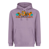 Lavender hello fall pumpkin sunflower Heavyweight Hoodie - JahusDesignShop