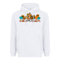 White hello fall pumpkin sunflower Heavyweight Hoodie - JahusDesignShop