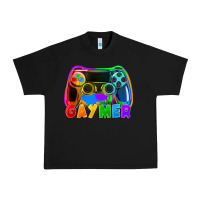 Black Gaymer Urban Heavy Tee - FaDigitalArtStudio