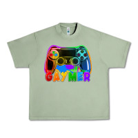 Oil Green Gaymer Urban Heavy Tee - FaDigitalArtStudio