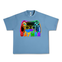 Pebble Blue Gaymer Urban Heavy Tee - FaDigitalArtStudio