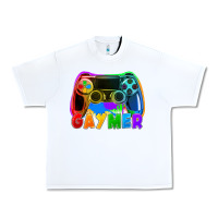 White Gaymer Urban Heavy Tee - FaDigitalArtStudio