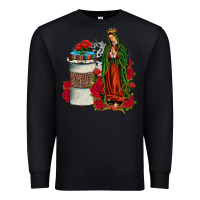 Black our lady of guadalupe coffee Premium Sweatshirt - JahusDesignShop