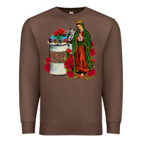 Chestnut our lady of guadalupe coffee Premium Sweatshirt - JahusDesignShop