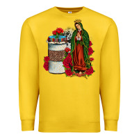 Lemon our lady of guadalupe coffee Premium Sweatshirt - JahusDesignShop