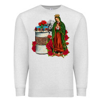 Oatmeal Heather our lady of guadalupe coffee Premium Sweatshirt - JahusDesignShop