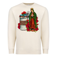 Sandshell our lady of guadalupe coffee Premium Sweatshirt - JahusDesignShop