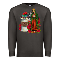 Smoke our lady of guadalupe coffee Premium Sweatshirt - JahusDesignShop