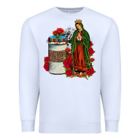 White our lady of guadalupe coffee Premium Sweatshirt - JahusDesignShop