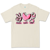 Bone peace love cure breast cancer Premium Tee - CowGirlArtShop