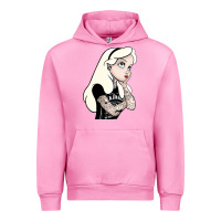 Fuchsia Pink alice in wonderland Urban Hoodie - artisFamous