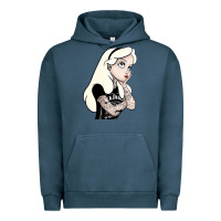 Pigment Midnight Navy alice in wonderland Urban Hoodie - artisFamous