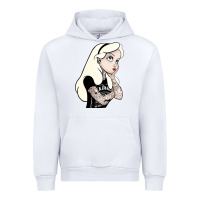 White alice in wonderland Urban Hoodie - artisFamous
