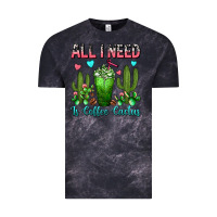 Cloud Black All I Need Is Coffee Cactus Frappe Vintage Tee - FaDigitalArtStudio