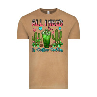 Vintage Camel All I Need Is Coffee Cactus Frappe Vintage Tee - FaDigitalArtStudio