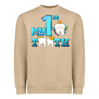 Mushroom my first tooth with teeth Heavyweight Sweatshirt - AdoDesignShop