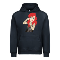 Navy ariel tatoo Urban Hoodie - artisFamous
